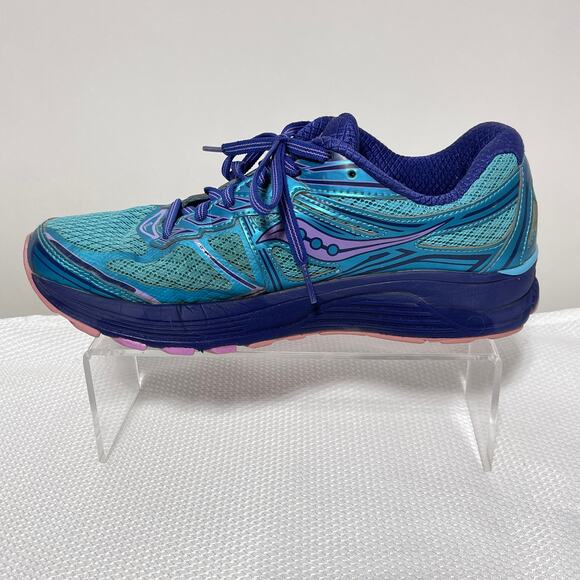 Saucony Everun Guide 9 Shoes Womens Size 9 Running Blue S10295-5 Low Top Sneaker - Picture 8 of 9